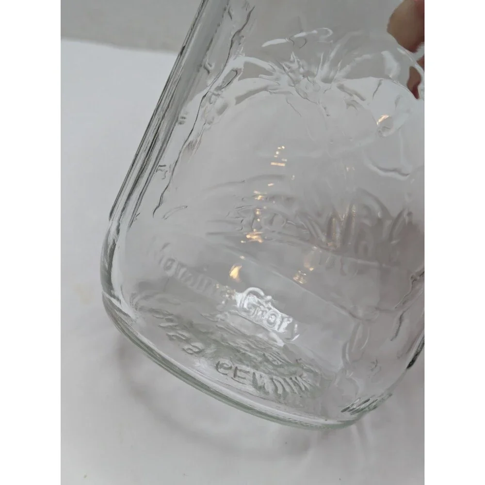 Ball Mason Canning Jar MORNING GLORY Flower Pint Special Edition 1970s Vintage